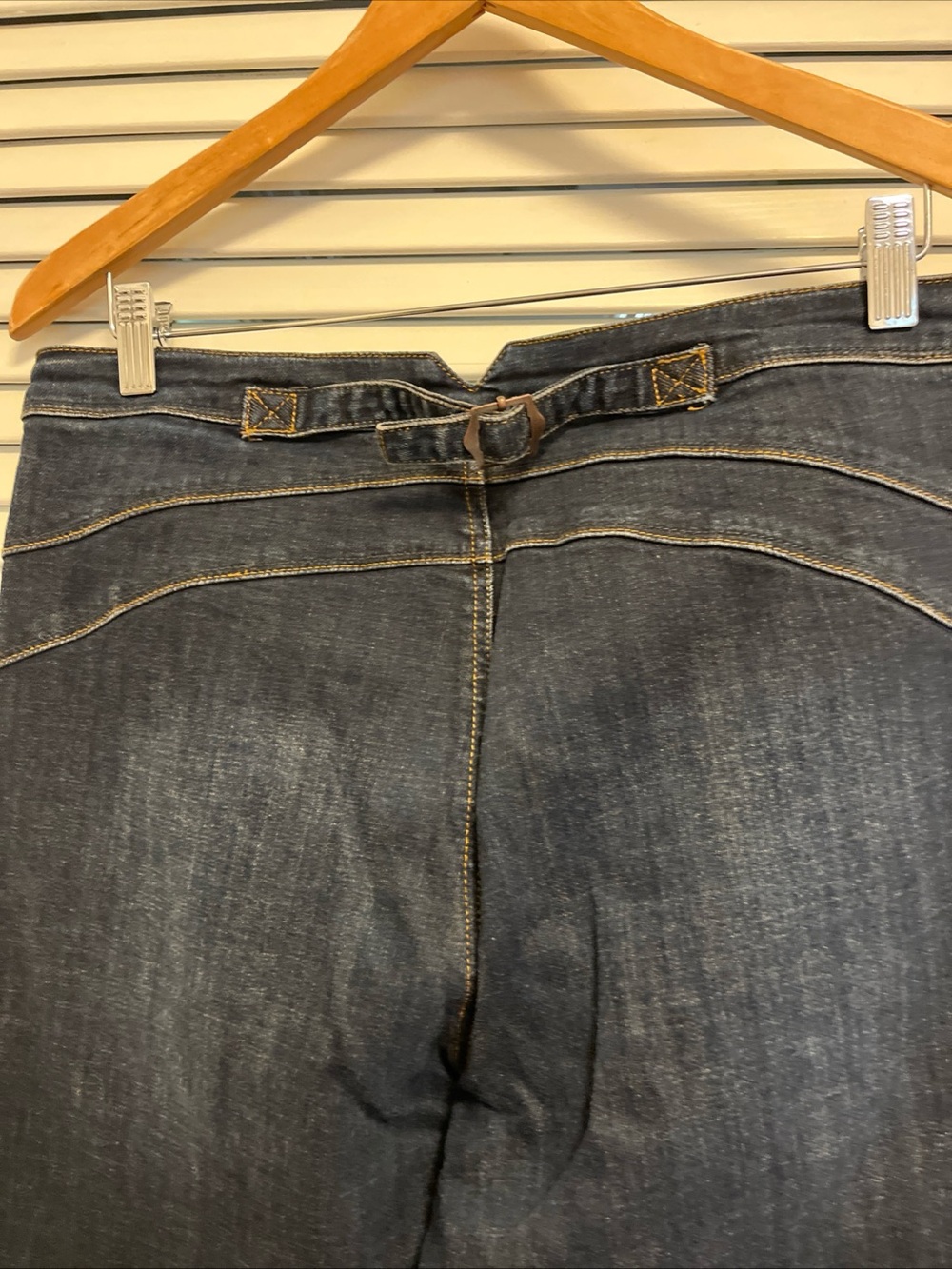 Free People Dark Indigo Wide-Leg Jeans - Picture 4 of 12